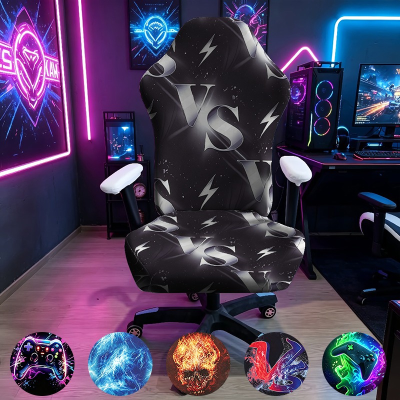 Esports Gaming Chair - 엘라스테인 탄성 게이밍 의자 커버 네온