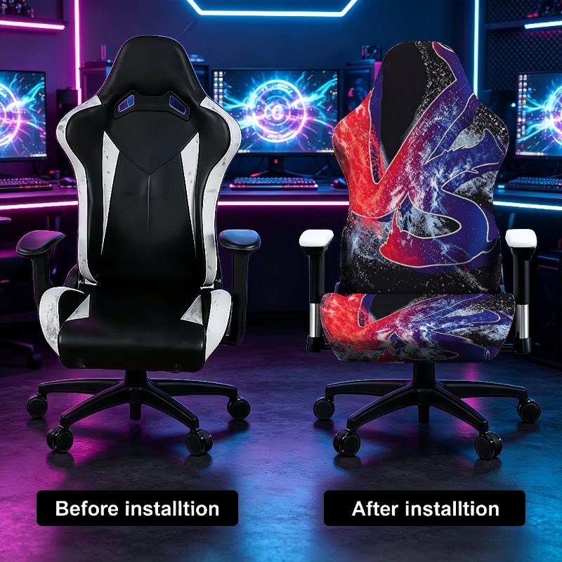 엘라스테인 탄성 게이밍 의자 커버 네온 게임패드 해골  - Esports Gaming Chair 리뷰 및 가격