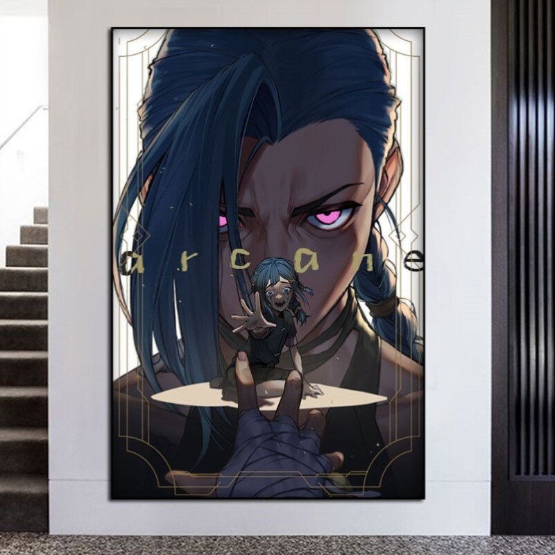 Arcane Jinx 더블 버전 프레임 없는 캔버스 H - Esports Gaming Hotel 리뷰 및 가격