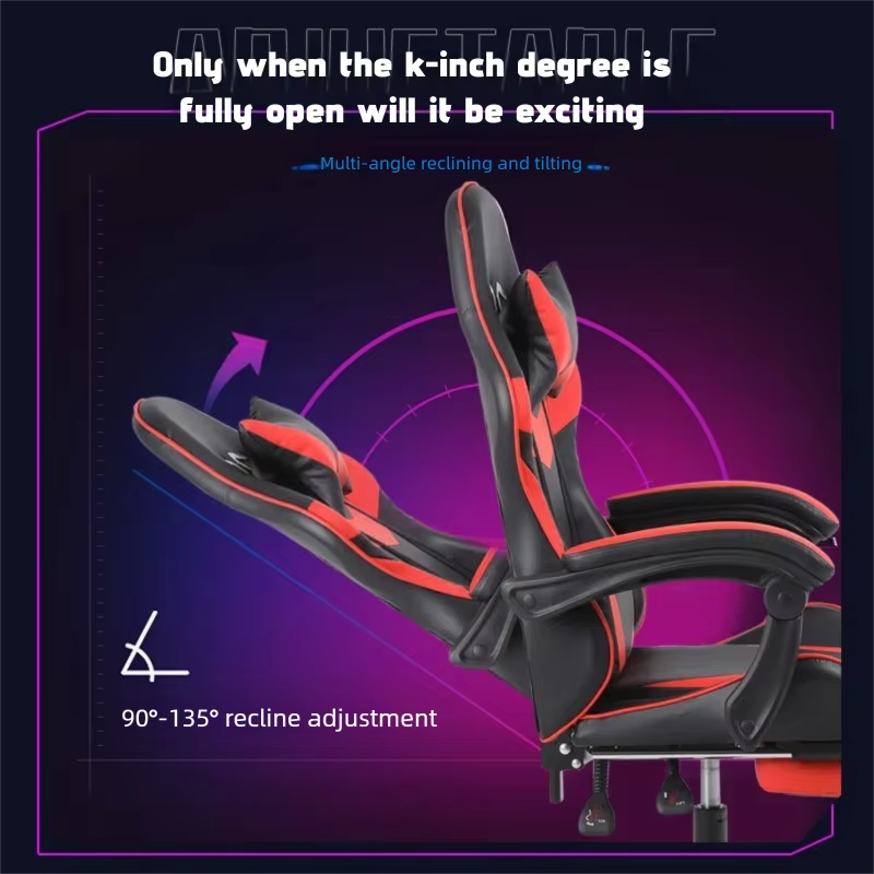 컬러 대비 디자인과 눈부신 조명, 인체공학적 요추 및  - Esports Gaming Chair 리뷰 및 가격